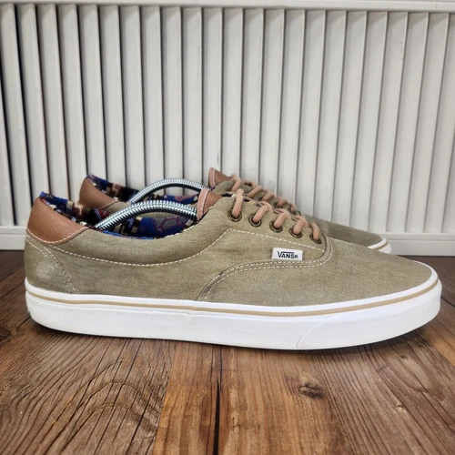 Vans Era 59 Men's 13 Cornstalk Tawny Brown Canvas Athletic Skater Sneakers Shoes