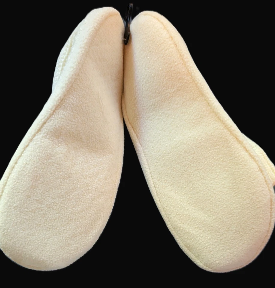 Calcetín Desteñido Glory Nuevo con Etiquetas Marfil Tejido con Cable Acogedor Talla L/XL (8-10.5) RESCATE DE MASCOTAS Foto 4 de 4