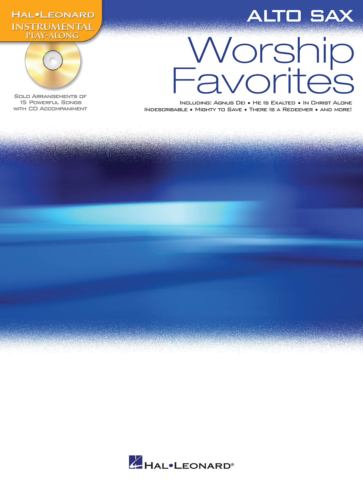 Worship Favorites Alto Sax Solo Christian Sheet Music Play-Along Song Book CD