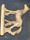 Vintage Tan Resin Horse Figure
