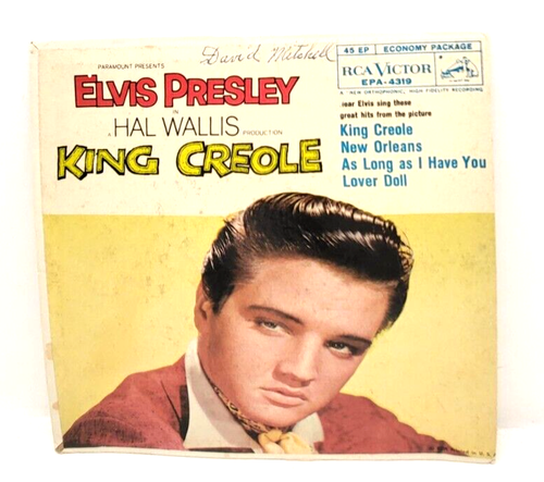 Elvis Presley 45rpm King Creole Hal Wallis - LP (nur Coverhülle) (S1A) - Bild 2 von 3