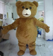 Teddy Bear Adult Size Halloween Cartoon Mascot Costume Set