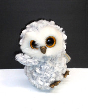 TY Beanie Boos OWLETTE THE OWL BIRD 6" Plush Toy Gold Glitter Eyes