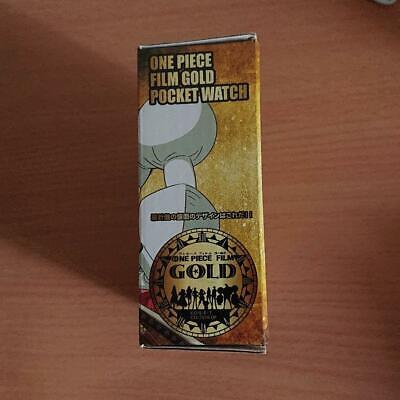 ONE PIECE Film GOLD Pocket Watch Straw Hat Crew with box New Unused