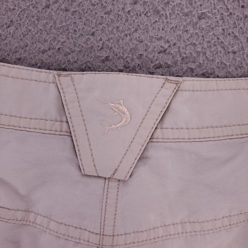 Reel Legends Shorts Mens 36 White Cargo Outdoors Fishing Casual Logo Lined - Picture 6 of 14