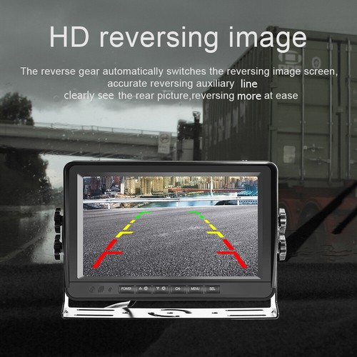 9" Quad Monitor AHD 1080P Rear Side View Camera For RV Trucks Trailer Caravan - Picture 12 of 17