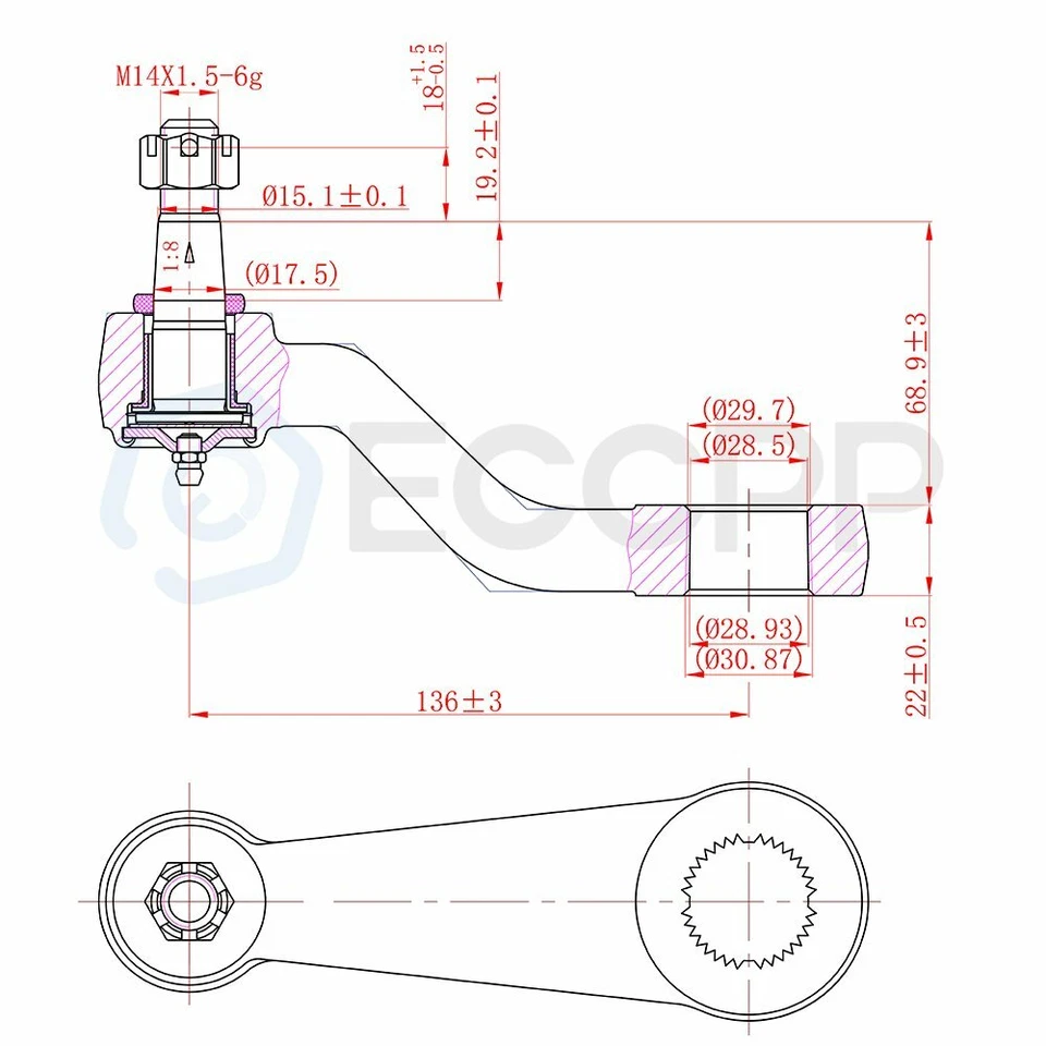 Kit completo de dirección delantera de 12 piezas para GMC Yukon XL 1500 2001-2005 2006 Foto 3 de 4