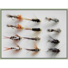 Best Gold Head Nymphs Trout Flies 12 Pack Mixed Type, Named in Description 10/12