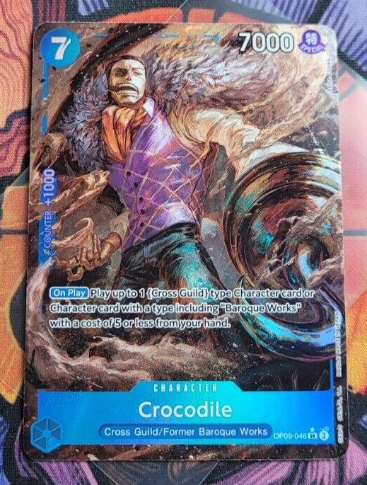 Crocodile OP09-046 SR Parallel Alt Art One Piece Card English