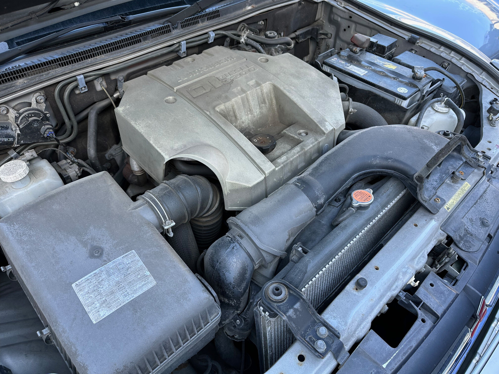 Mitsubishi Pajero 3L 4M41 Turbo Diesel Engine Swap 90K Motor V60 9906