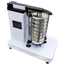 220V Vibrating Screen 7 Layers Vibration Sieve W/7.87" Dia. Screens Slap Sieve