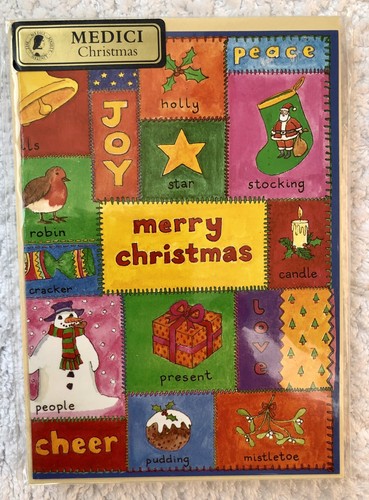 Medici Society Weihnachtskarten 10er Pack Frohe Weihnachten Noel Joy Rentier Neu