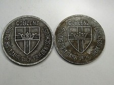 2 Deutsche Notgeld (Koblenz City) 1918 25 Pfennig. #10