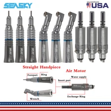 NSK Style Dental Low Slow Speed Handpiece Contra Angle/Straight /Air Motor 4H 2H