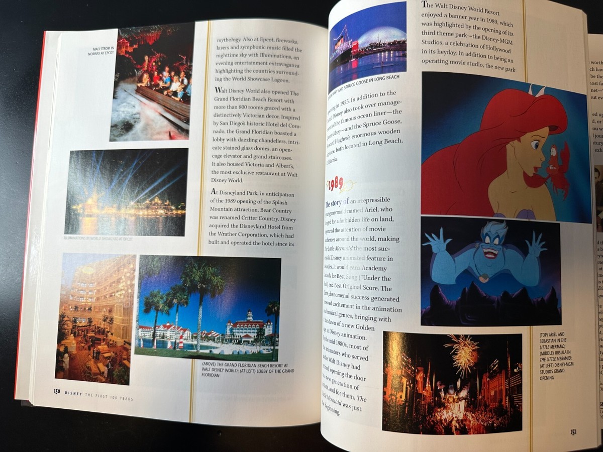 Disney: The First 100 Years (1999) - Hardcover - 198 Pages