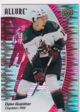 2023-24 UPPER DECK ALLURE HOCKEY DYLAN GUENTHER RED RAINBOW