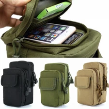 Tactical Molle Pouch EDC Multi-purpose Belt Waist Pack Bag Utility Phone Pocket