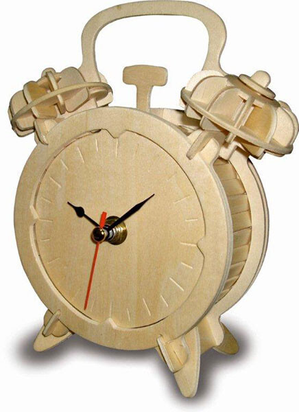 Quay Alarm Clock Woodcraft Construction Kit FSC