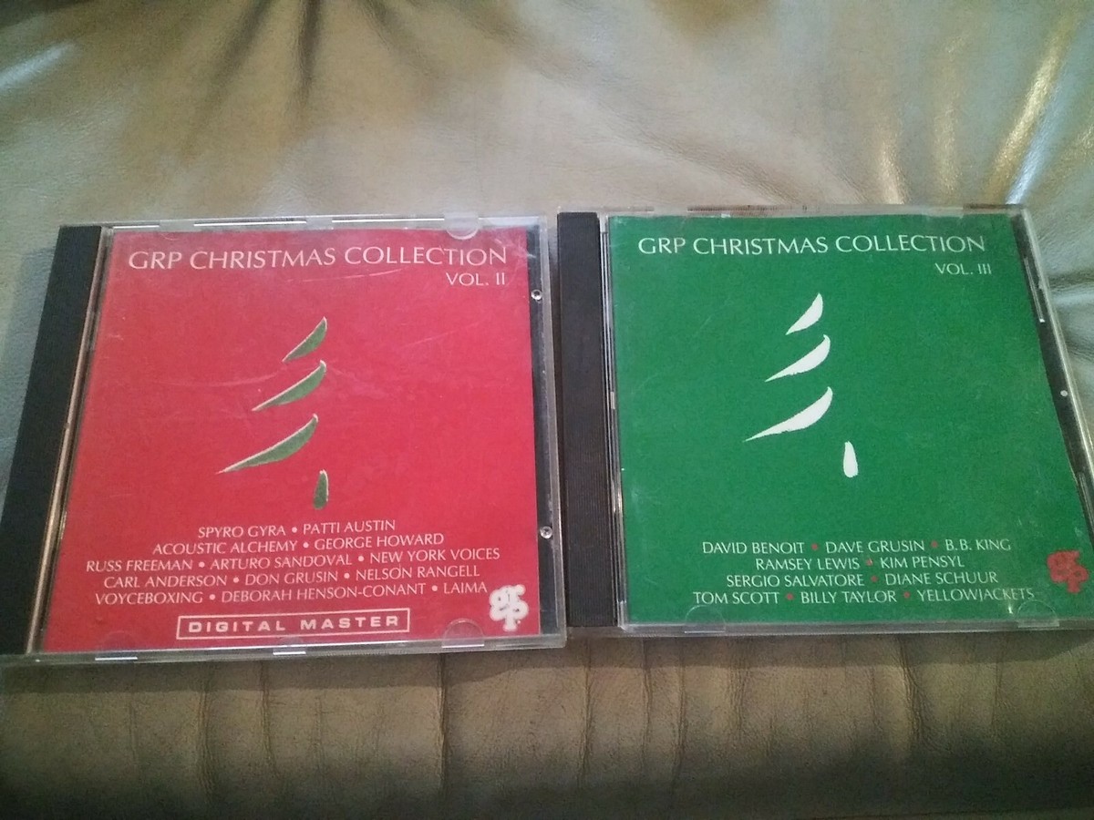 GRP Christmas Collection, Vol. 2 & Vol 3- Various Artists (CD, 1991, GRP  (USA)