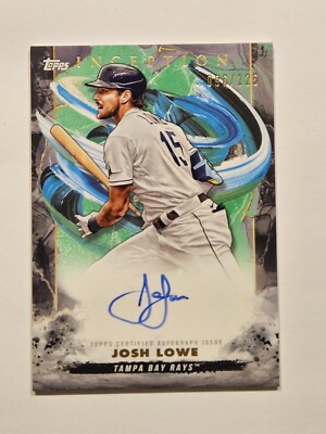 2023 Topps Inception Rookie & Emerging Stars Autographs Josh Lowe Auto /125