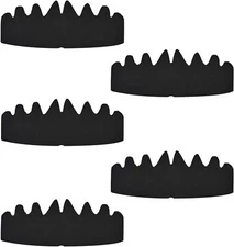 5 Pcs Black Baseball Caps Inserts Shapers Flexible Washable middle, 
