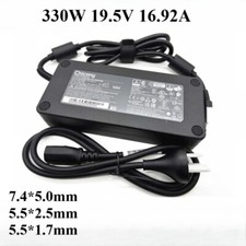 Chicony 19.5V 330W Adapter A20-330P1A 7.4 5.0mm 5.5 2.5mm 5.5 1.7mm Charger