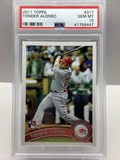 2011 TOPPS YONDER ALONSO #317 RC PSA 10 GEM MT