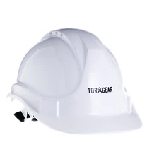 Torxgear Kid Hard Hat White Durable Adjustable Small Construction Birthday Party