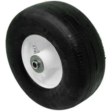 Flat Free Solid Tire Front Caster Wheel 9x3.50-4 for Exmark 103-1224 103-2