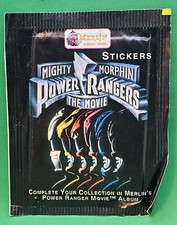Mighty Morphin Power Rangers The Movie Merlin Collectible Stickers Sealed Wax Pk