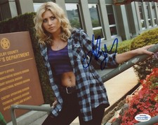 Aly Michalka Hellcats Autographed Signed 8x10 Photo COA 