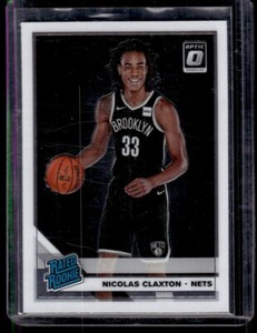 2019-20 Donruss Optic Rated Rookies Signatures Nicolas Claxton Auto #171