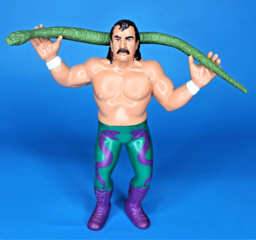 1987 LJN WWF Jake The Snake Roberts Wrestling Figu...