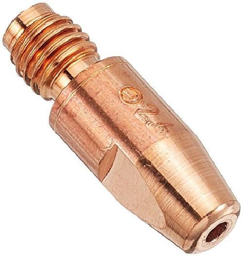 Abicor Binzel 140,0679 Contact Punta per saldatura, CuCrZr, filettatura M8, diam