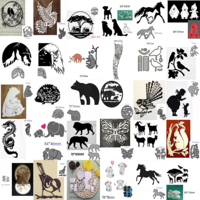 Dog Scrapbook Paper Piggy Craft Metal Cutting Dies Cut Die Mold Easter Bunny Series Scrapbook Paper Craft Knife Mould Blade Punch Stencils Dies Bunny Dies For Card Making - Foto 10