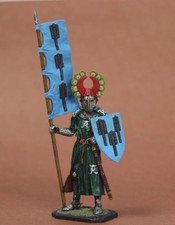 Tin 54mm Toy Soldier Knight Minesinger, 14 century