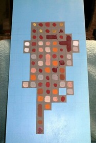 Nintendo NES The Legend Of Zelda Custom NPC "Fairy" Acrylic Painting With COA 