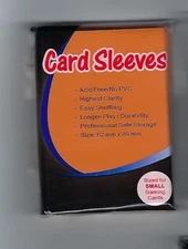 60 Orange Pro-Safe Small Size Deck Protector Sleeves ( YuGiOh )