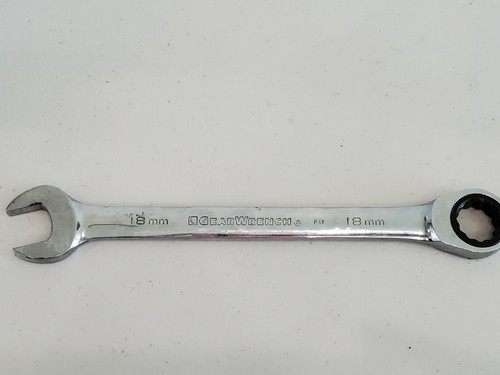 GearWrench 18mm 12pt Ratcheting Wrench b