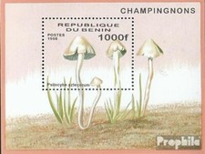 bénin Bloc 22 neuf avec gomme originale 1996 Champignons