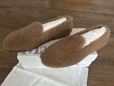 Max Mara Halbschuhe Teddy  Slipper Gr. 39,5 Neu Schuhe