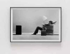 Blown-Away Guy Poster, Maxell Ad 1979 by Steve Steigman Poster
