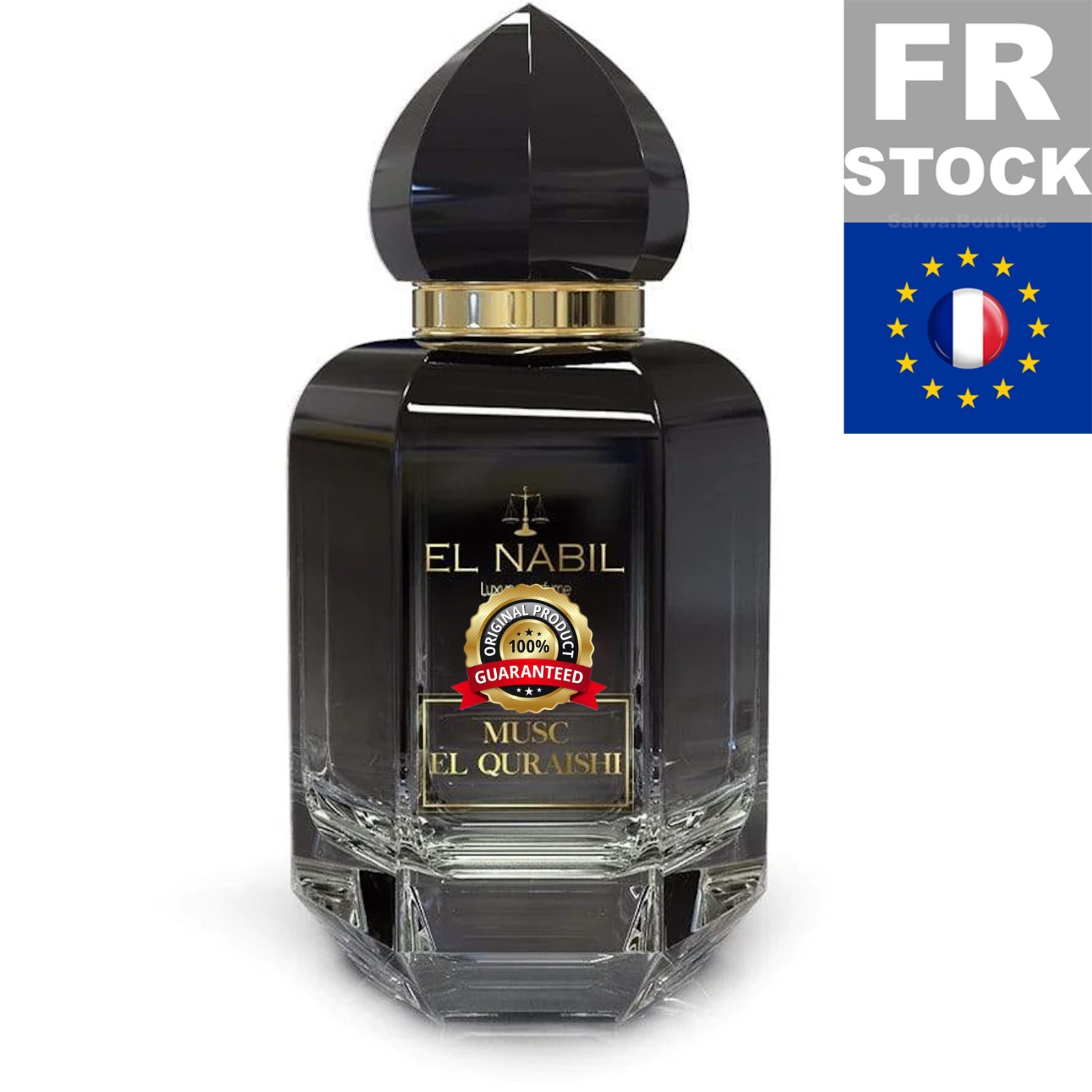 Musc El Quraishi El Nabil 65mL Parfum Longue Tenue Contre les Odeurs