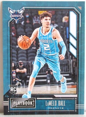 LaMelo Ball 2020-21 Panini Chronicles Playbook RC Rookie #192 Charlotte Hornets