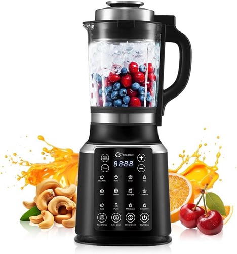 ASH01-B Blender for Kitchen with Heating, 1200W Adjustable 26000-60000RPM