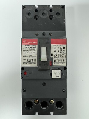 SFHA36AT0250 GE SPECTRA RMS CIRCUIT BREAKER SRP250A100 RATING PLUG 100A SPRF250A
