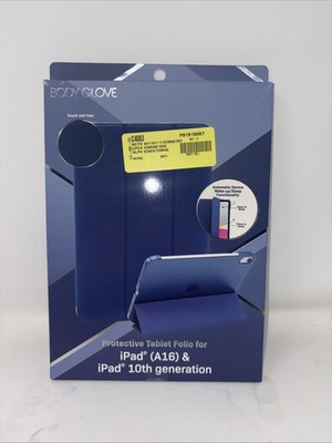 Body Glove Tablet Folio Case For iPad A16/ Ipad 10th Generation Blue