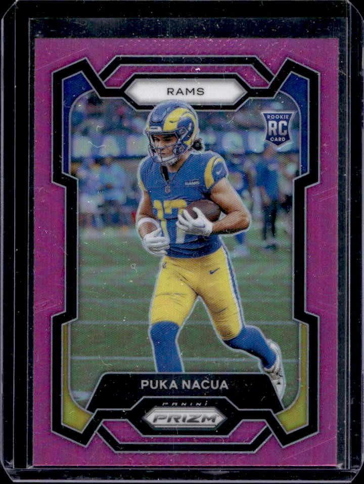 2023 Prizm Puka Nacua RC Pink Rookie #357 Rams