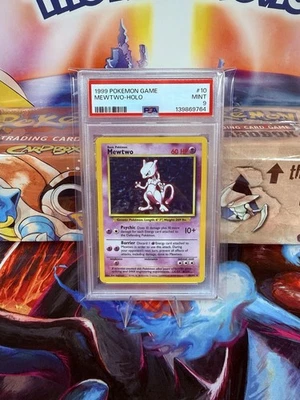 POKÉMON 1999 BASE SET MEWTWO HOLO PSA 9 - Image 1 of 4