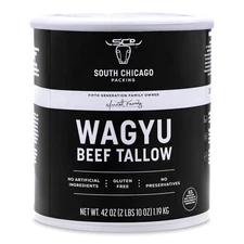 South Chicago Packing Wagyu Beef Tallow, 42 Ounces, Paleo-friendly,... 